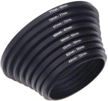 Step-Up and Step-Down Rings for ND Filters