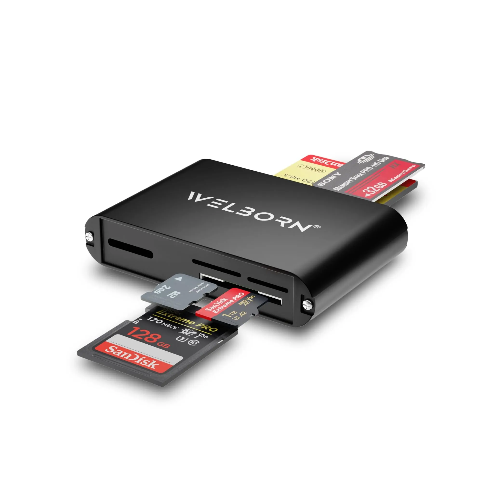 WELBORN WBCR-005 5 in 1 USB 3.0 Card Reader Writer 5 GBPS Speed