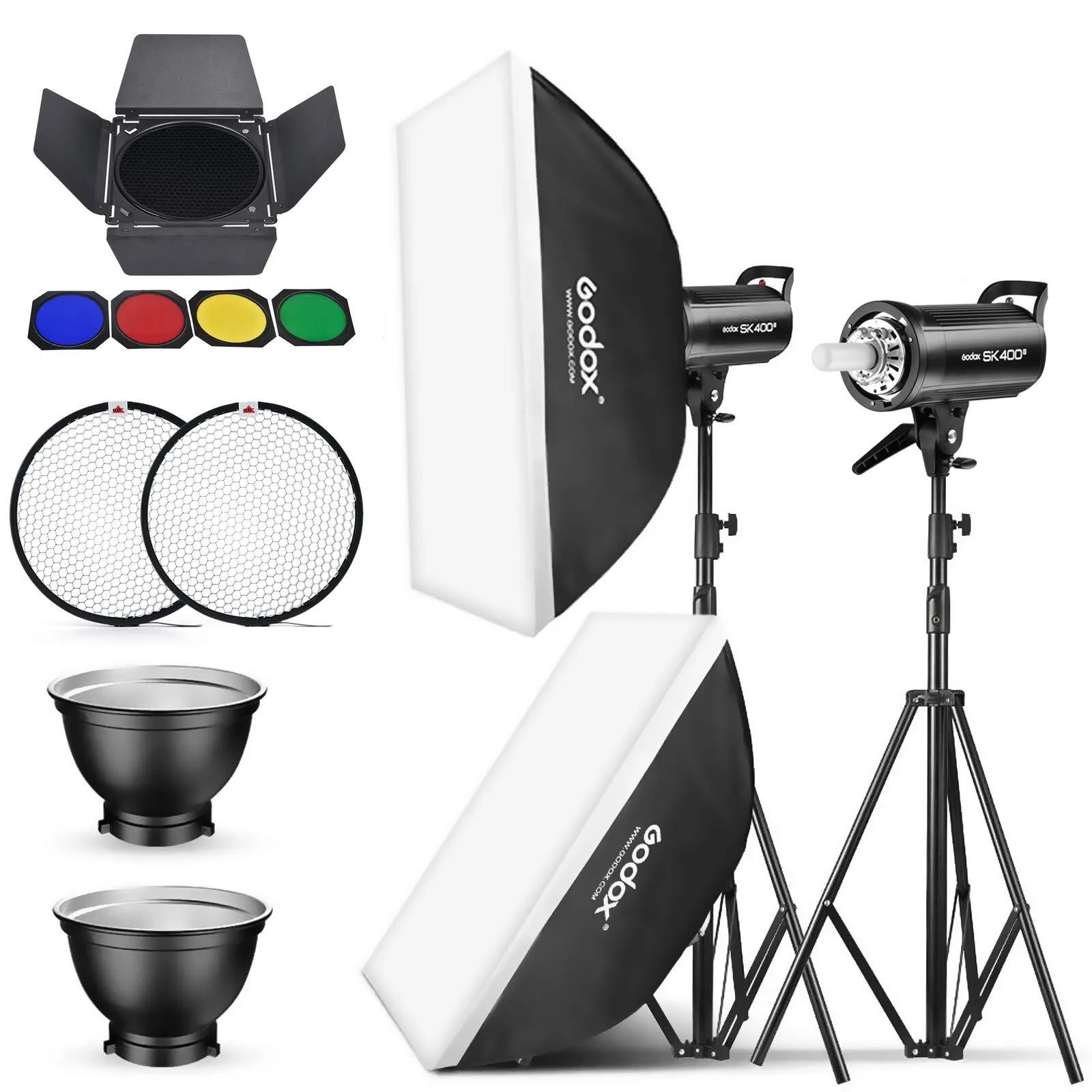 ( For Sale ) Godox SK400II 2-Light Studio Flash Kit