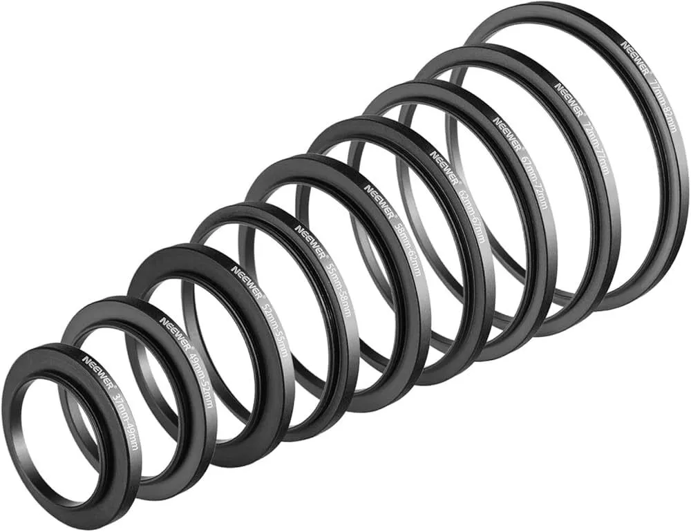 Hiffin 11 in 1 Step Up Ring Set For ND Filter