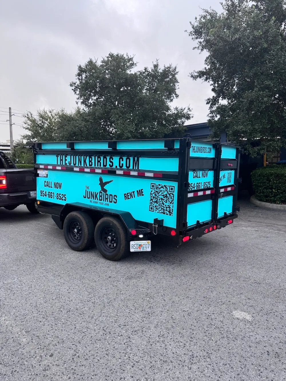 Dump Trailer 6x12ft 4ft High Sides