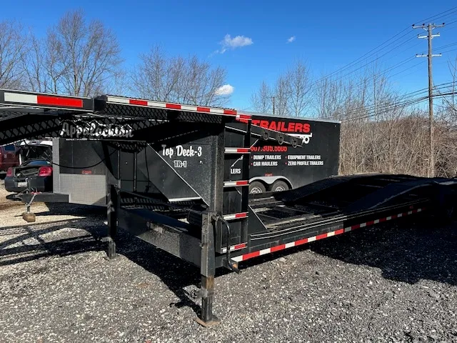 kaufman 3 car trailer low profile for sale