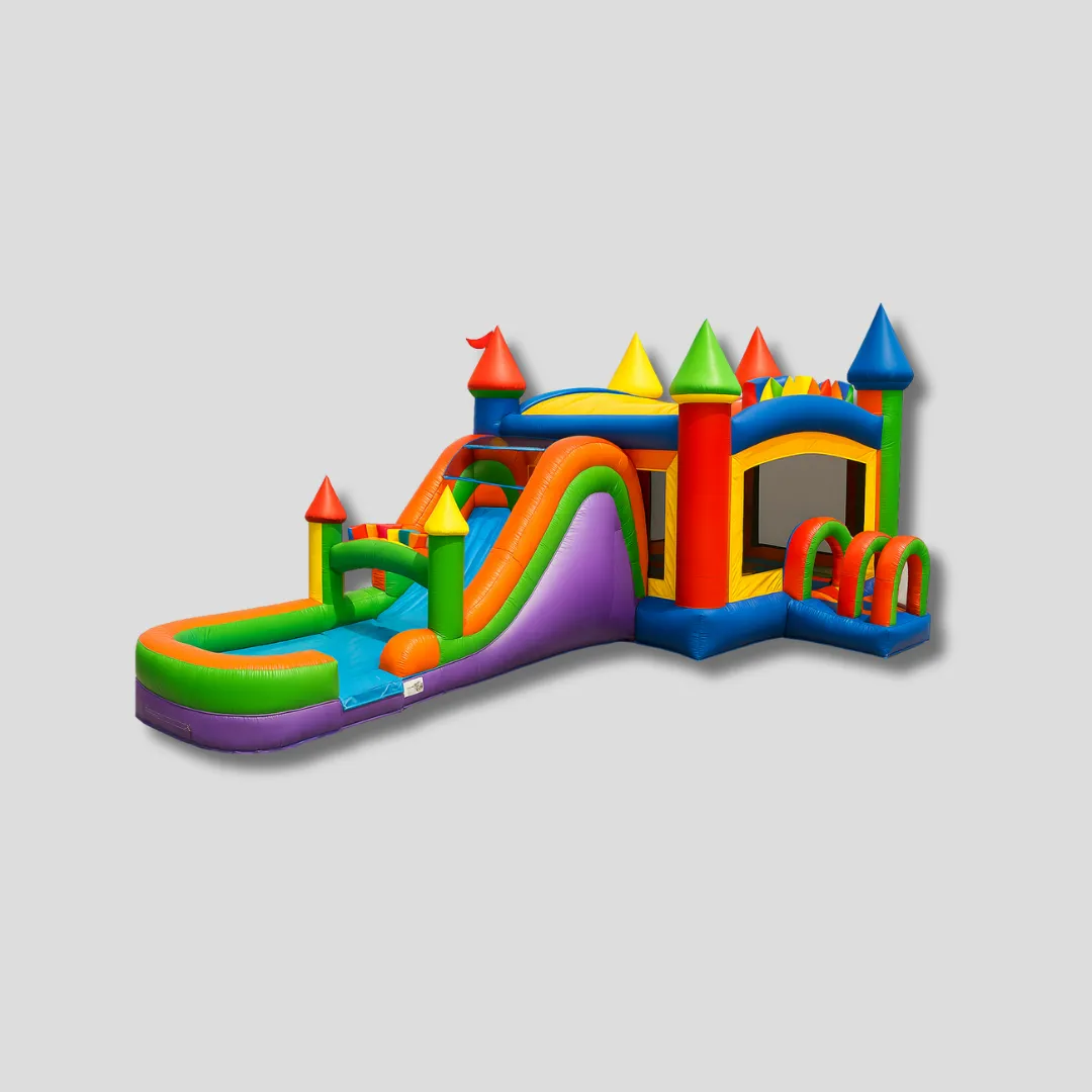 MEGA RAINBOW INFLATABLE BOUNCE HOUSE
