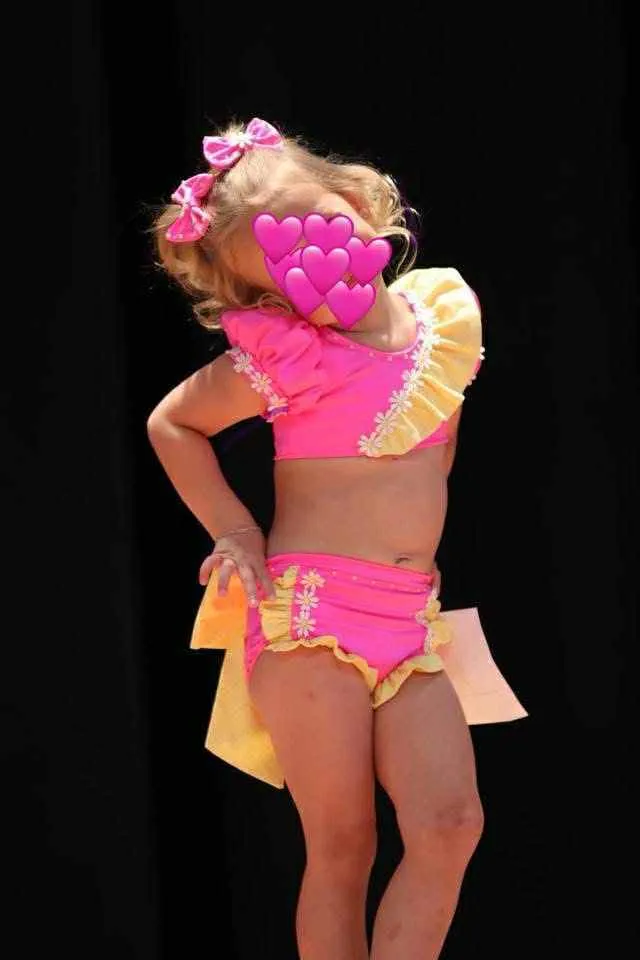 18/3 Pink/Yellow Daisy Swim- Kara Vaughn