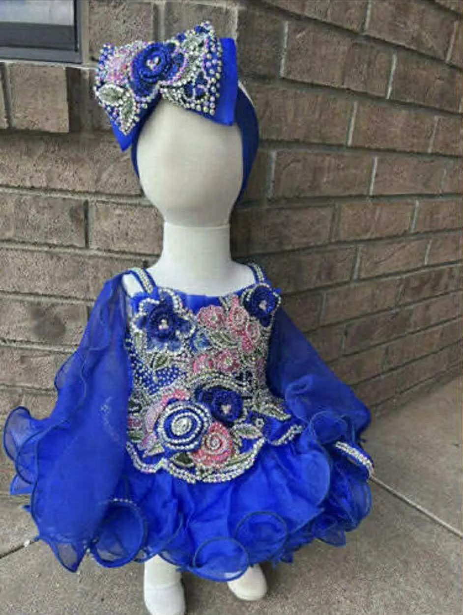 6/12 Blue Gemics Glitz Dress- Gracee Morris