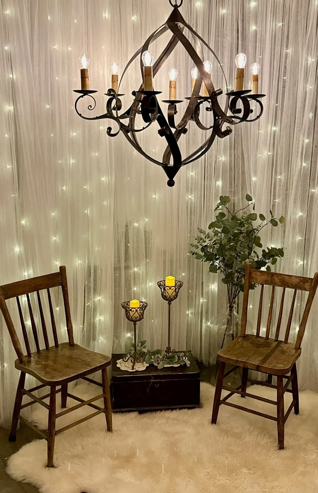 Rustic Wood Chair