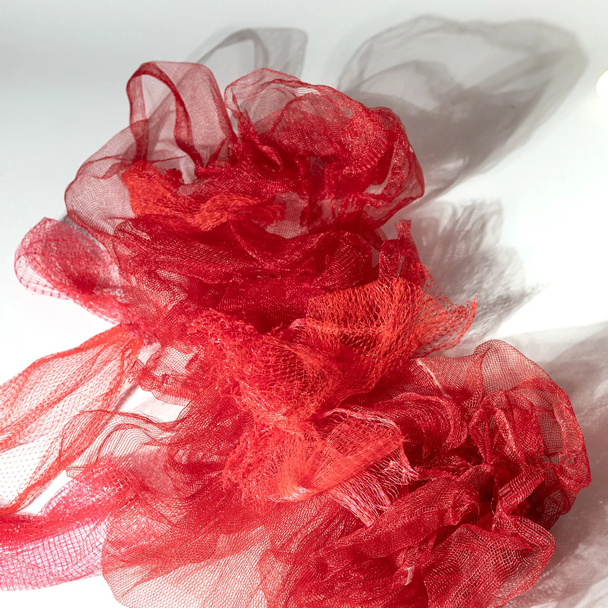 Red Plastic Mesh
