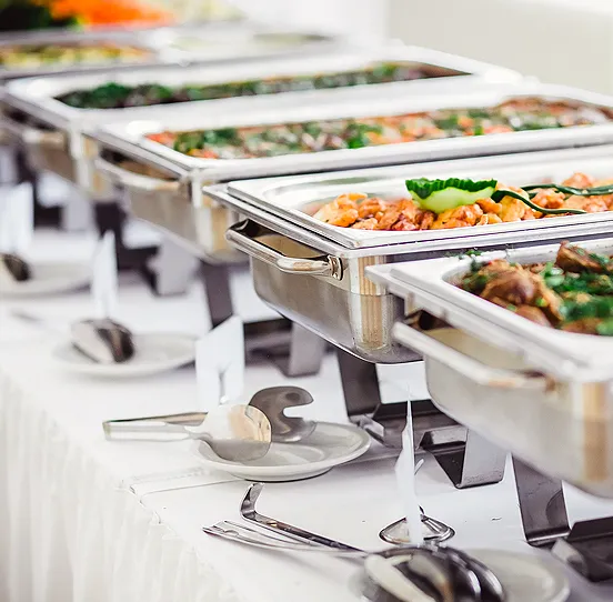 Catering setup
