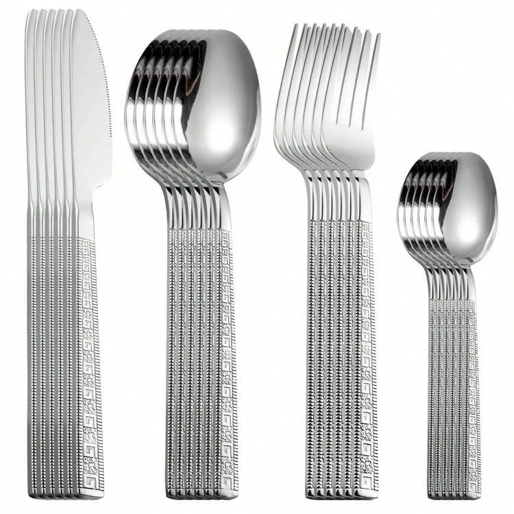 Silver Cutlery 4pc Set