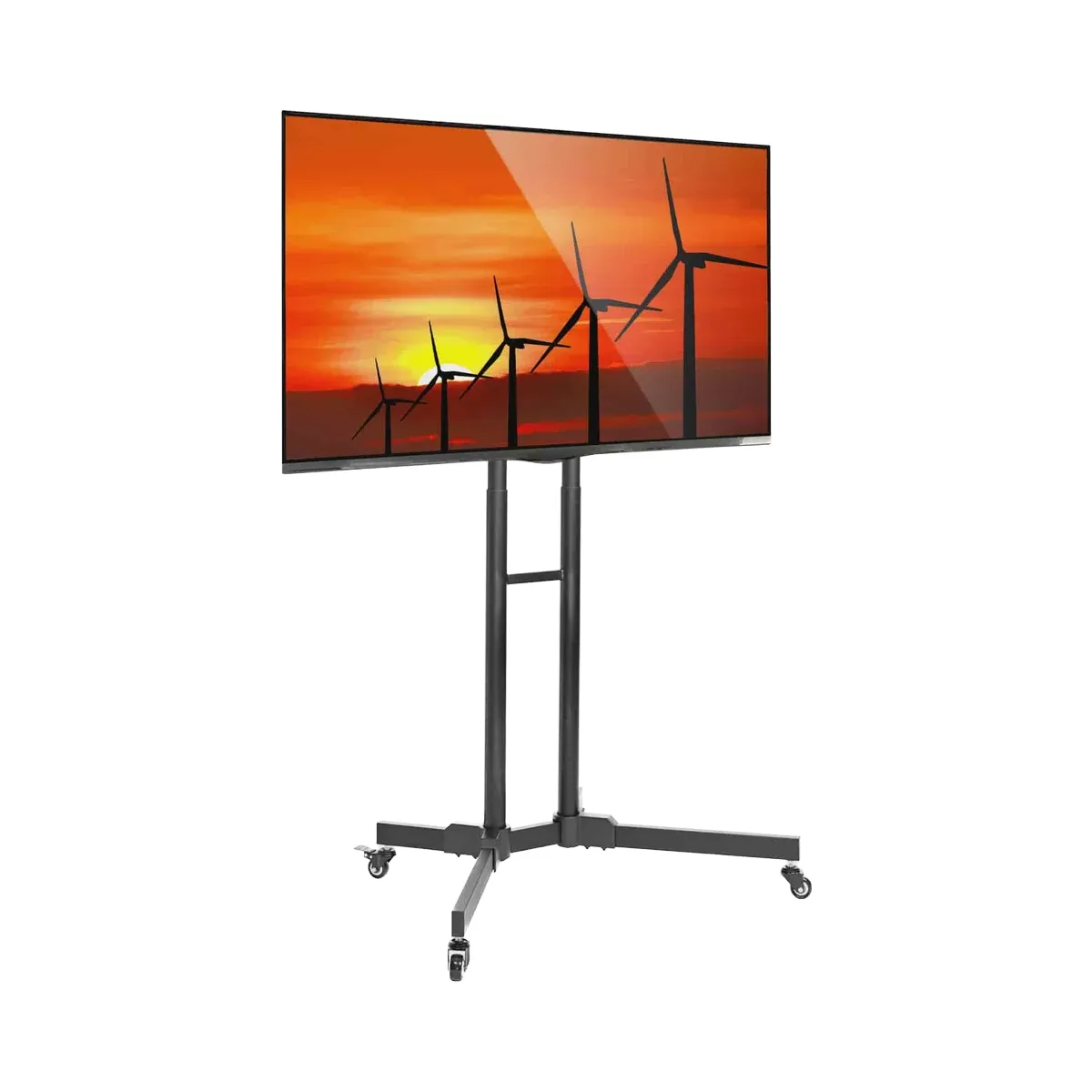 Television (Large Sized Screen) + Adjustable Rolling Stand | Delivery & Labour Services Included*