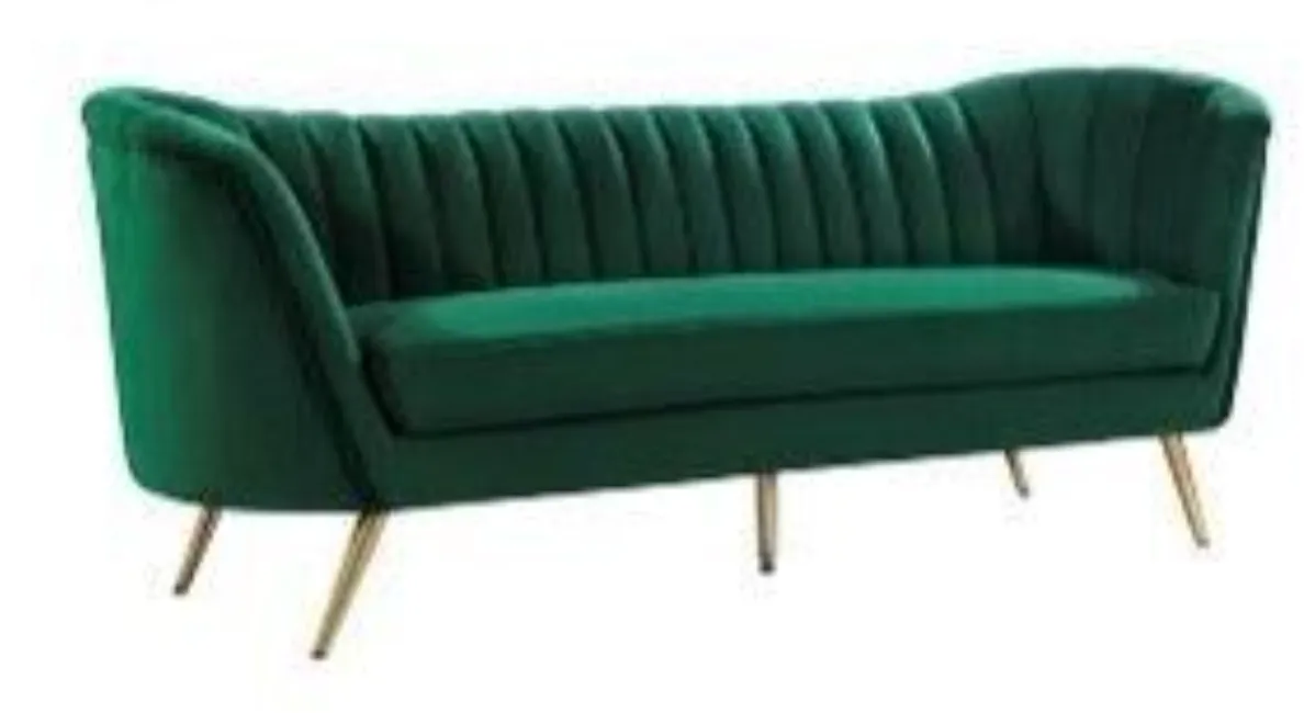 Green Emerald Contemporary Loveseat