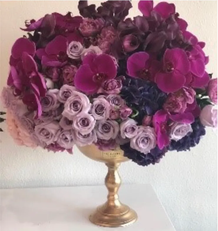 Gold Alexa Ball Centerpiece