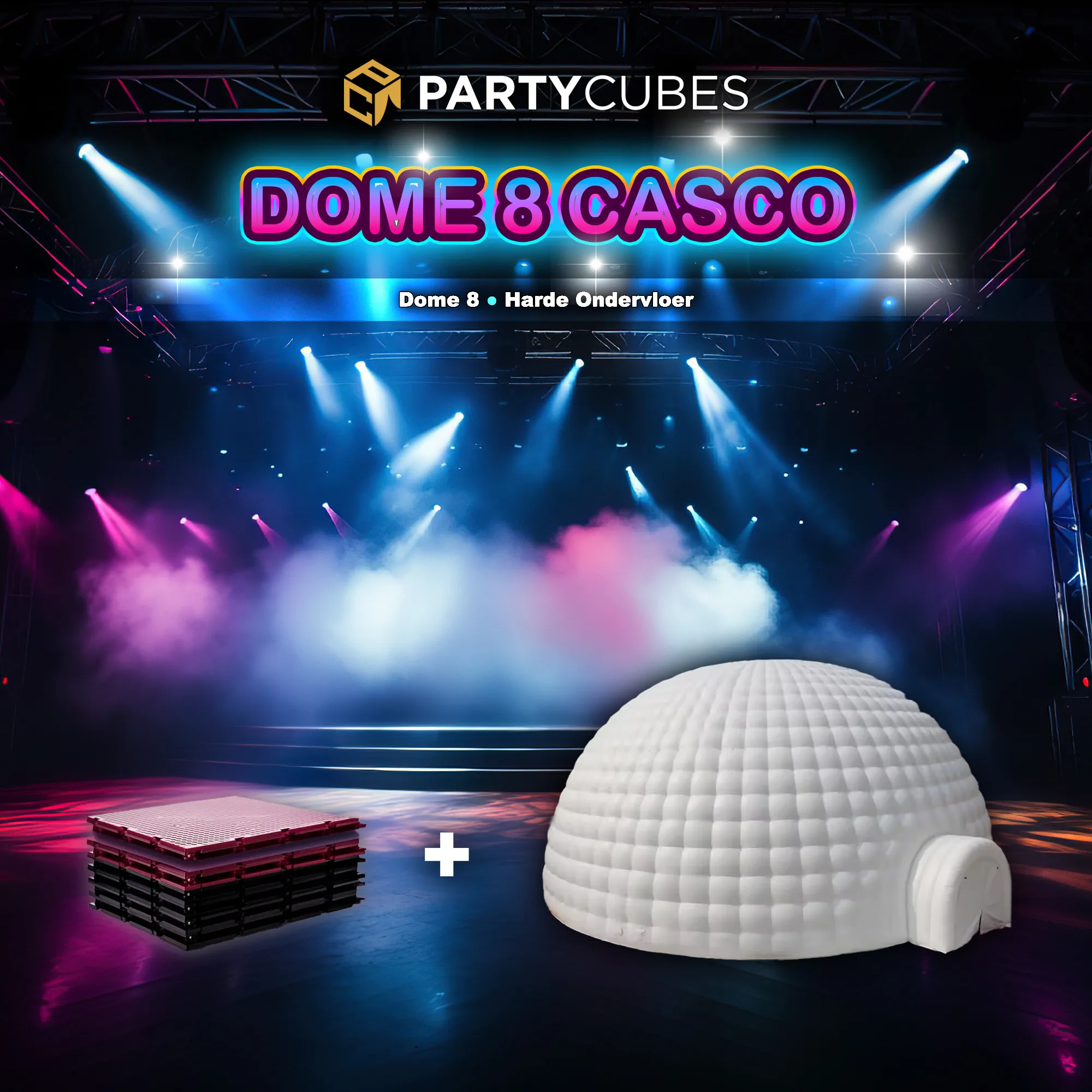 Dome 8 CASCO met harde ondervloer