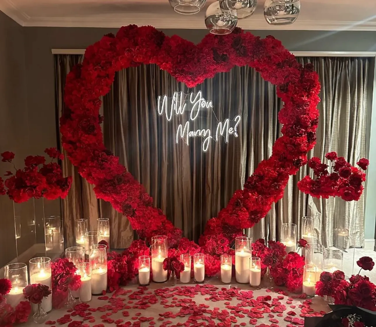 Rose backdrop