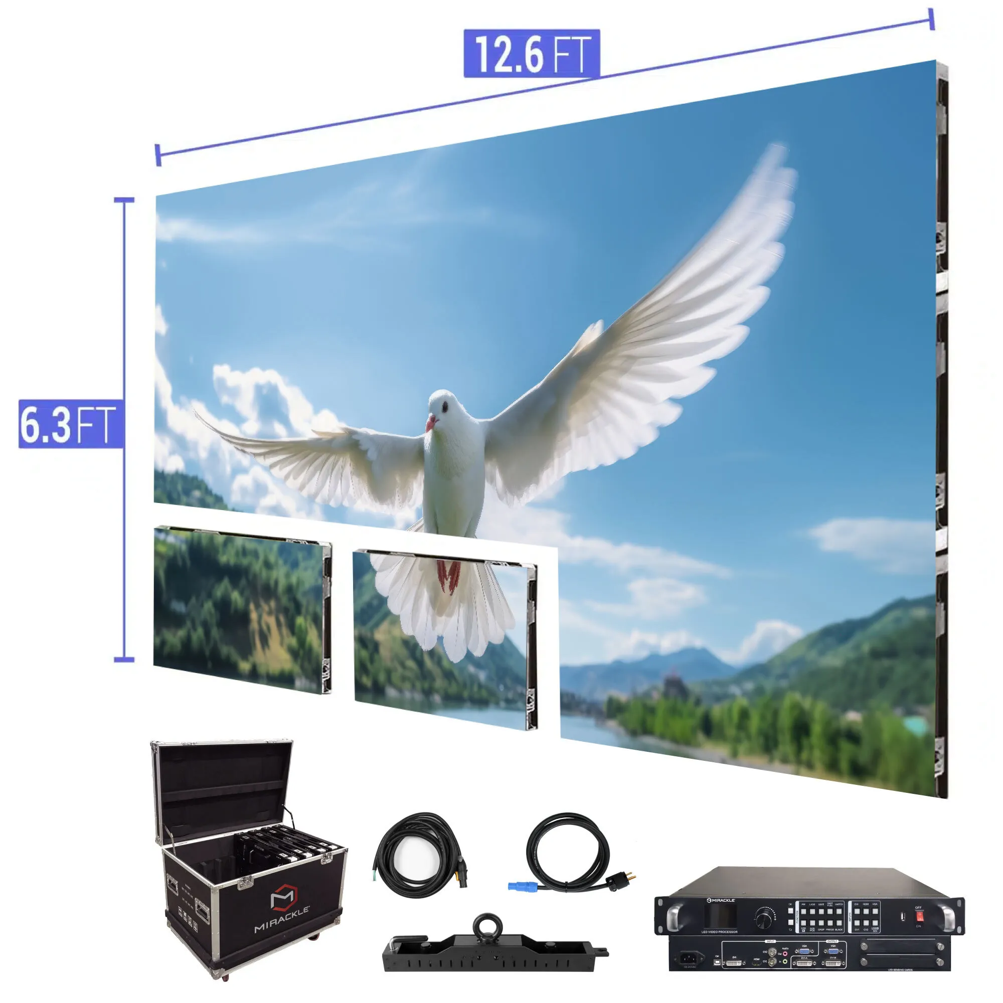 12 x 7 LED Screen