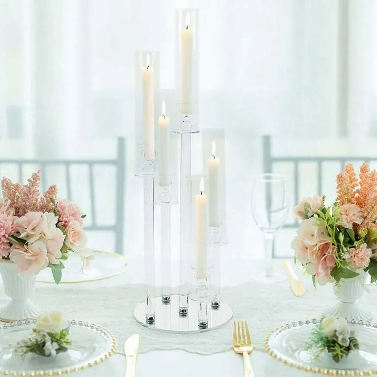 5-Arm Candelabra with Taper Candles