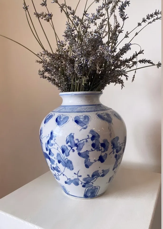 'KAITIE' Blue & White Vase