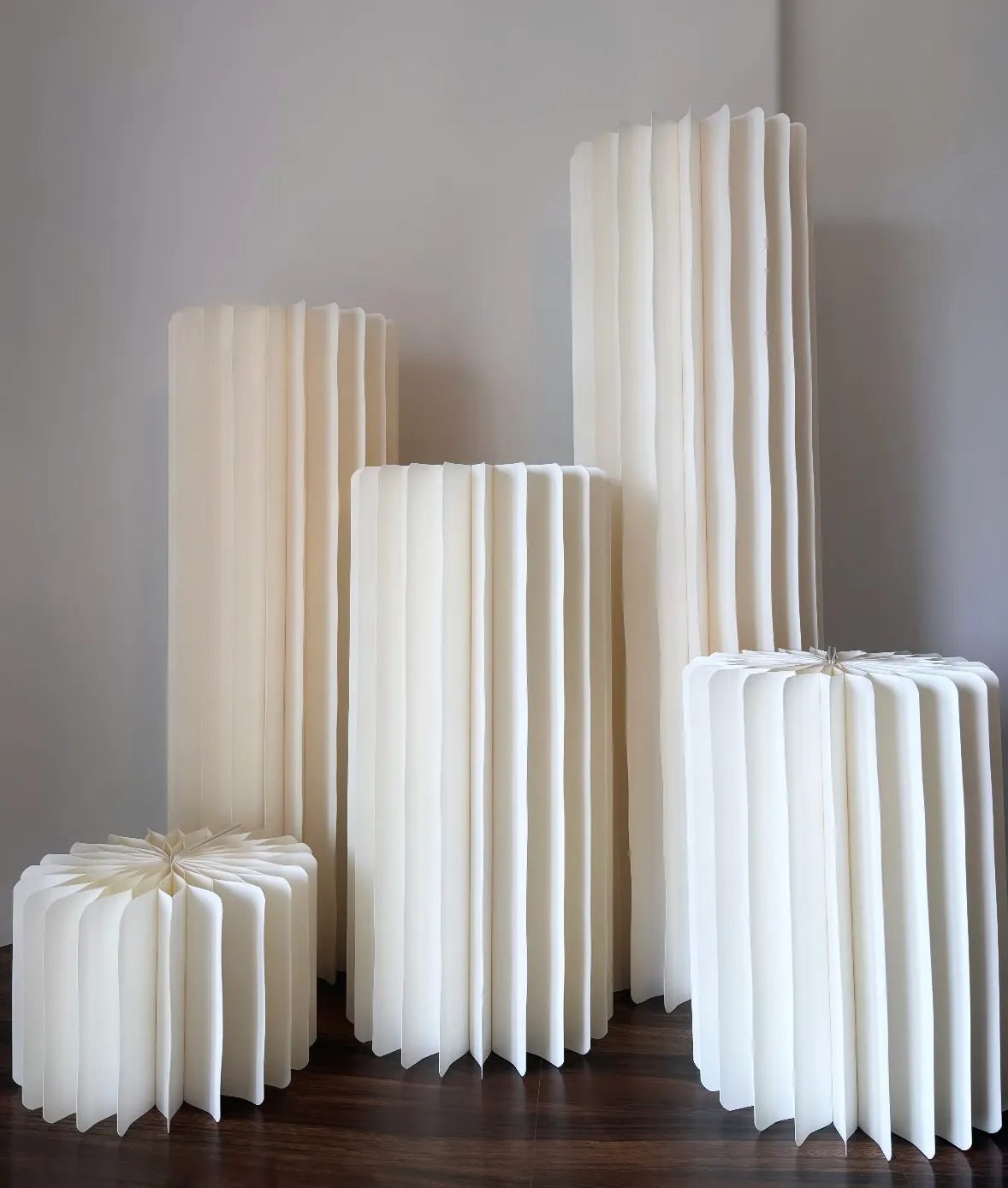 Collapsible Fan Pillars