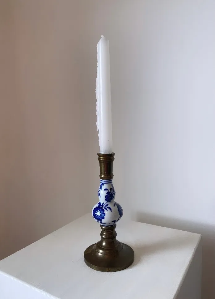 'BEKA' Blue & White Candle Stick