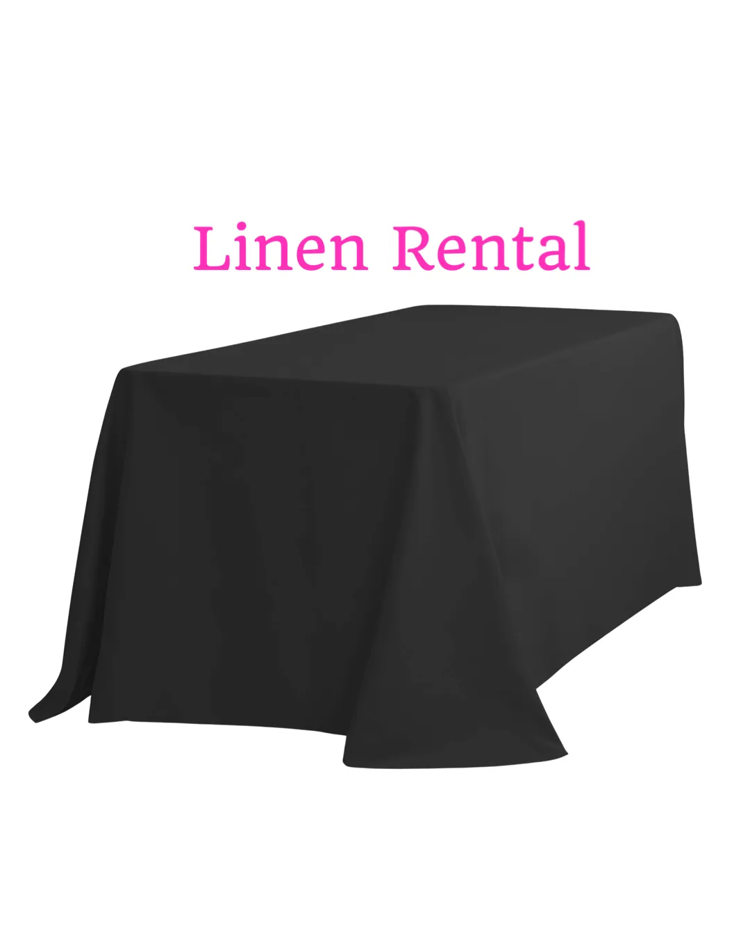 90x156 Black Linen