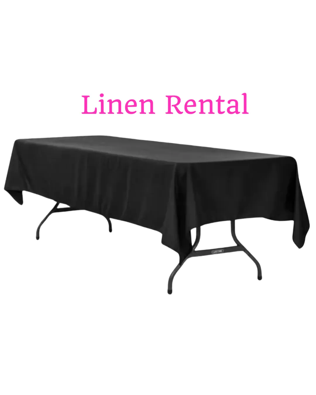 60x102 Black Linen