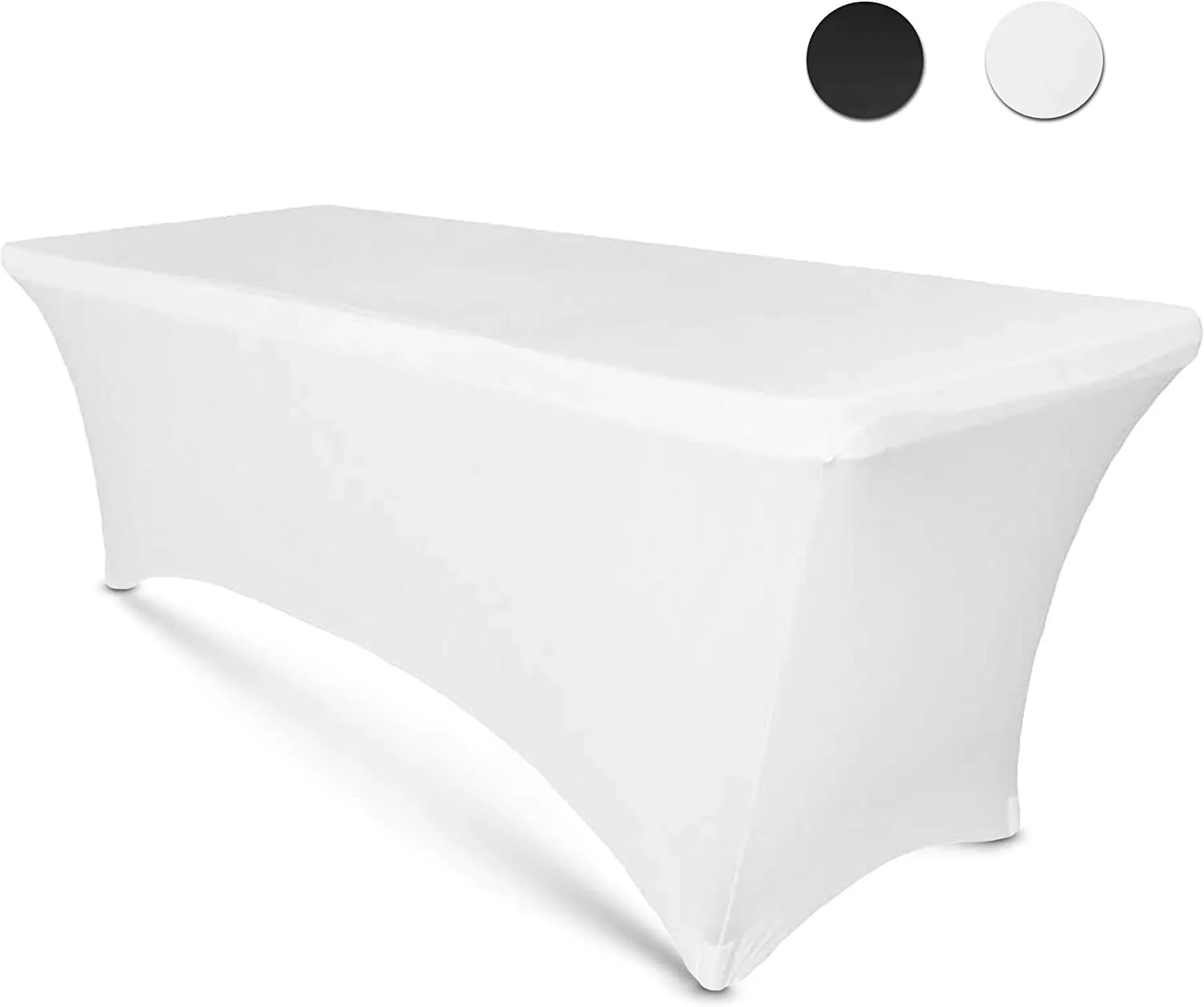 Fitted Spandex Linen 8 ft Rectangular.