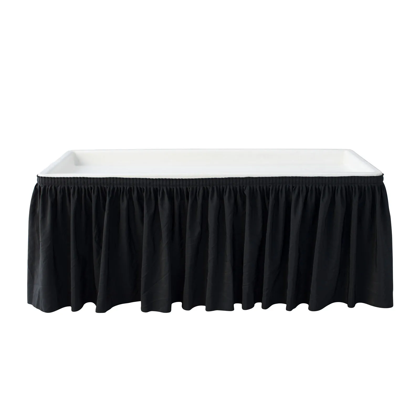 Chill-n-fill black table cloth