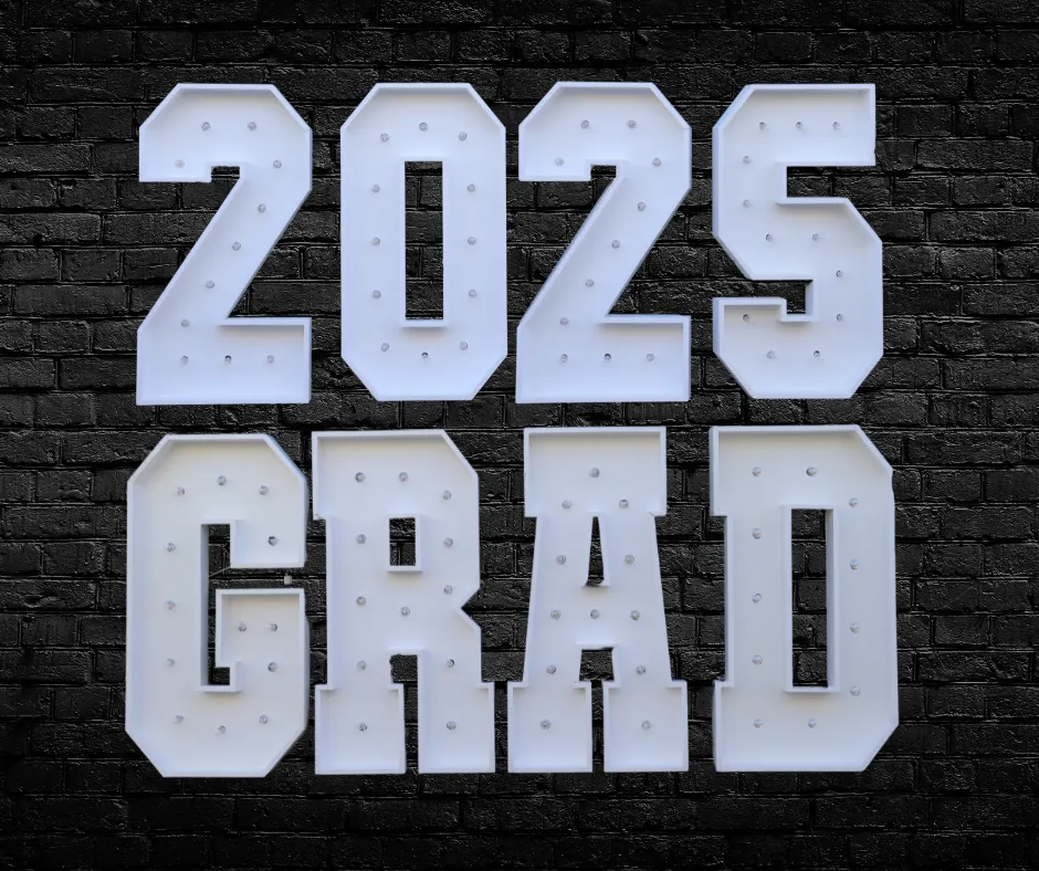 2025 GRAD 4ft Marquee Letters Light Up