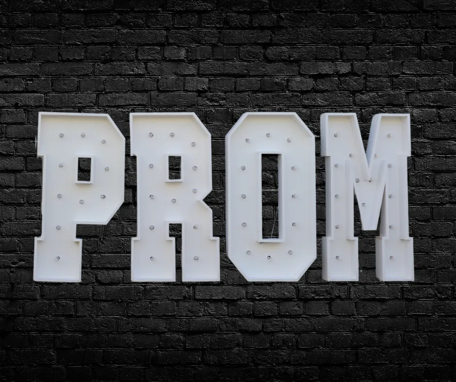 PROM 4ft Marquee Letters Light Up
