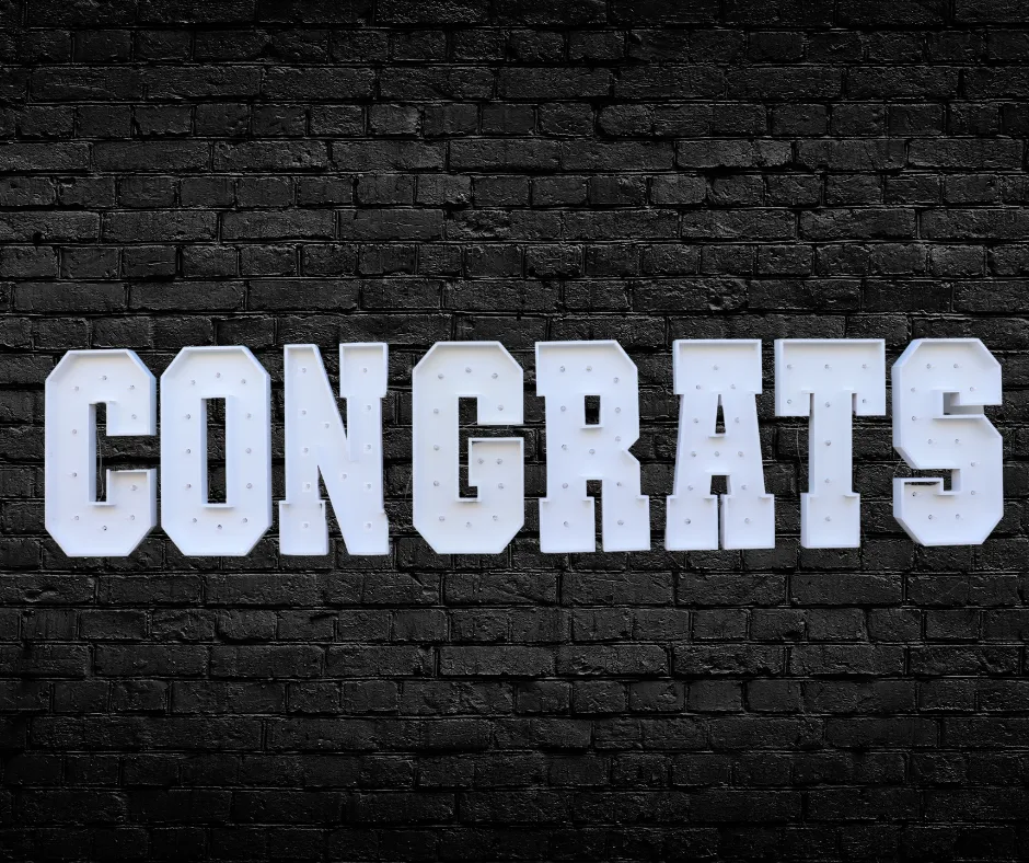 CONGRATS 4ft Marquee Letters Light Up