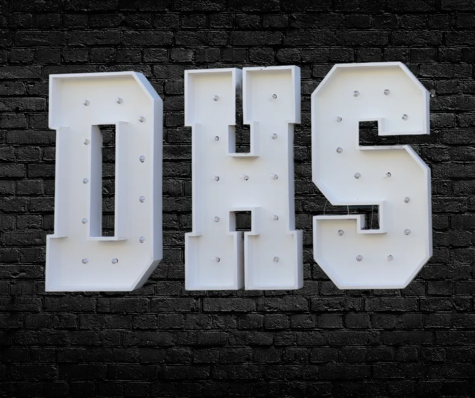 DHS 4ft Marquee Letters Light Up