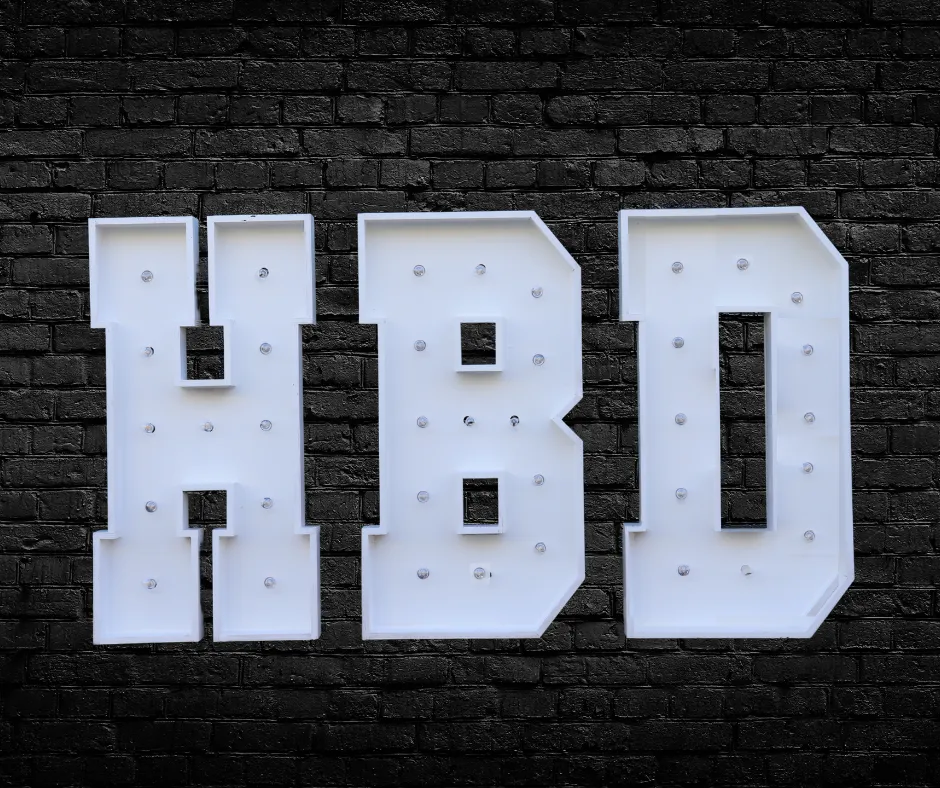 "HBD" Happy Birthday 4ft Marquee Letters Light Up