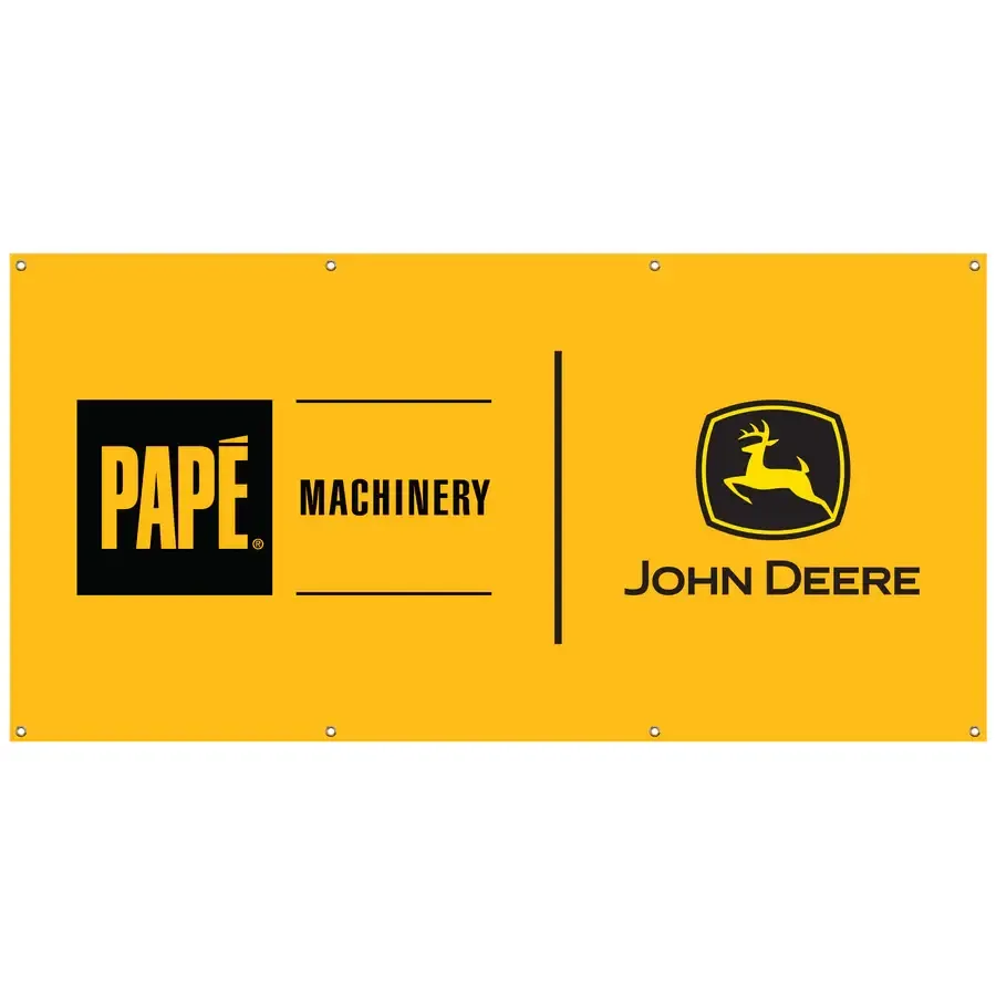 8' x 4' Banner - Papé Machinery & John Deere C & F