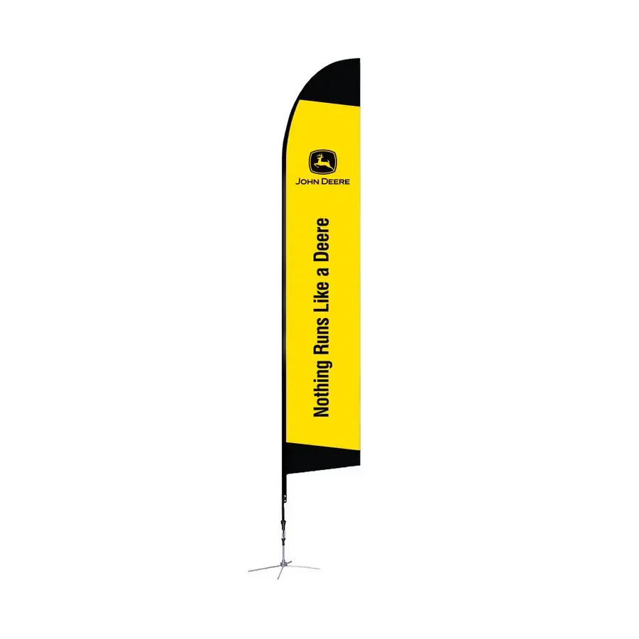14' Feather Flag - John Deere Construction & Forestry (Set of 2)