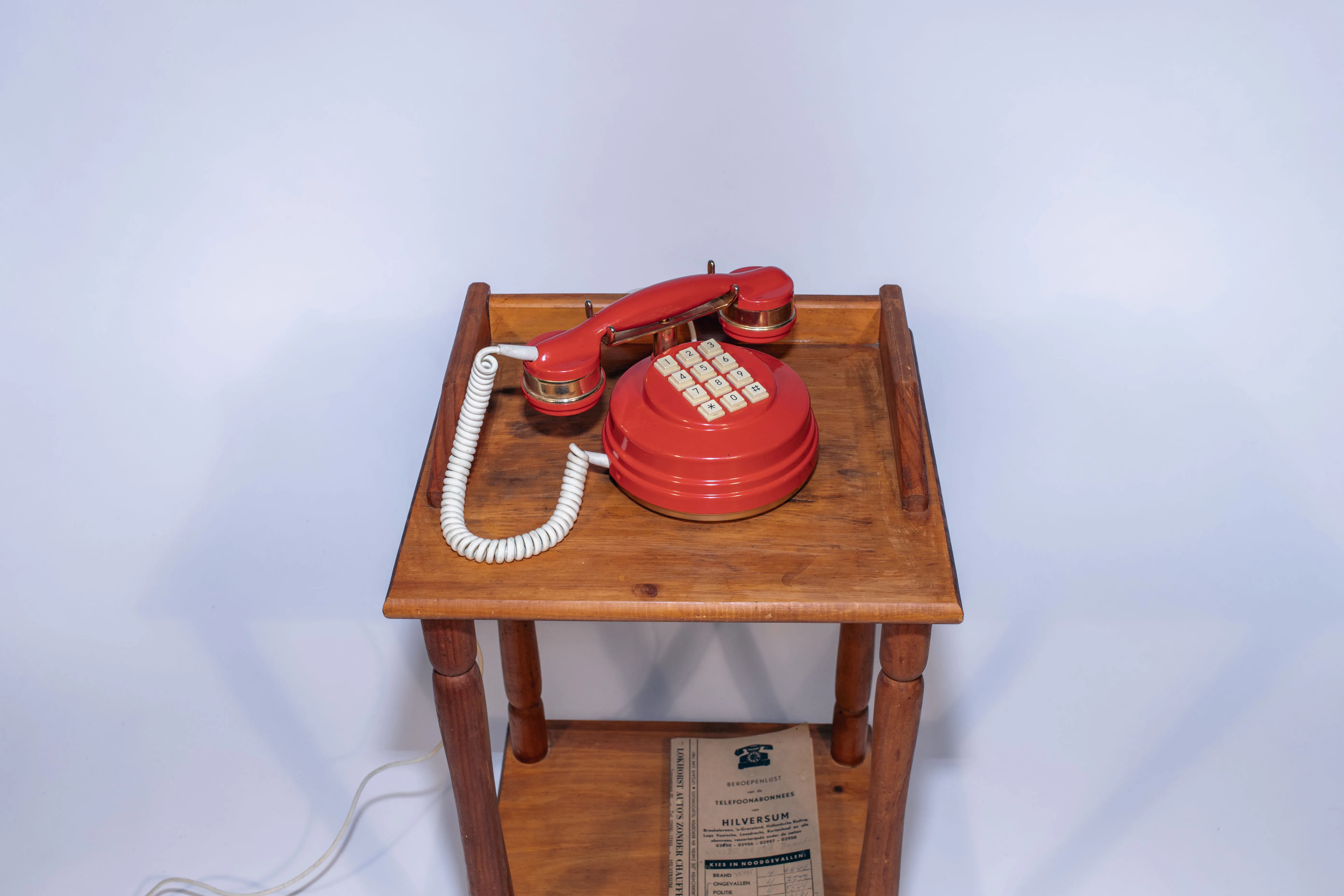 Vintage Telephone Landline - 60s - Red