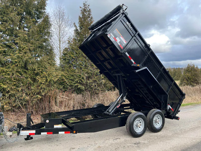 Dump Trailer 7x12 With 2 Ft Walls