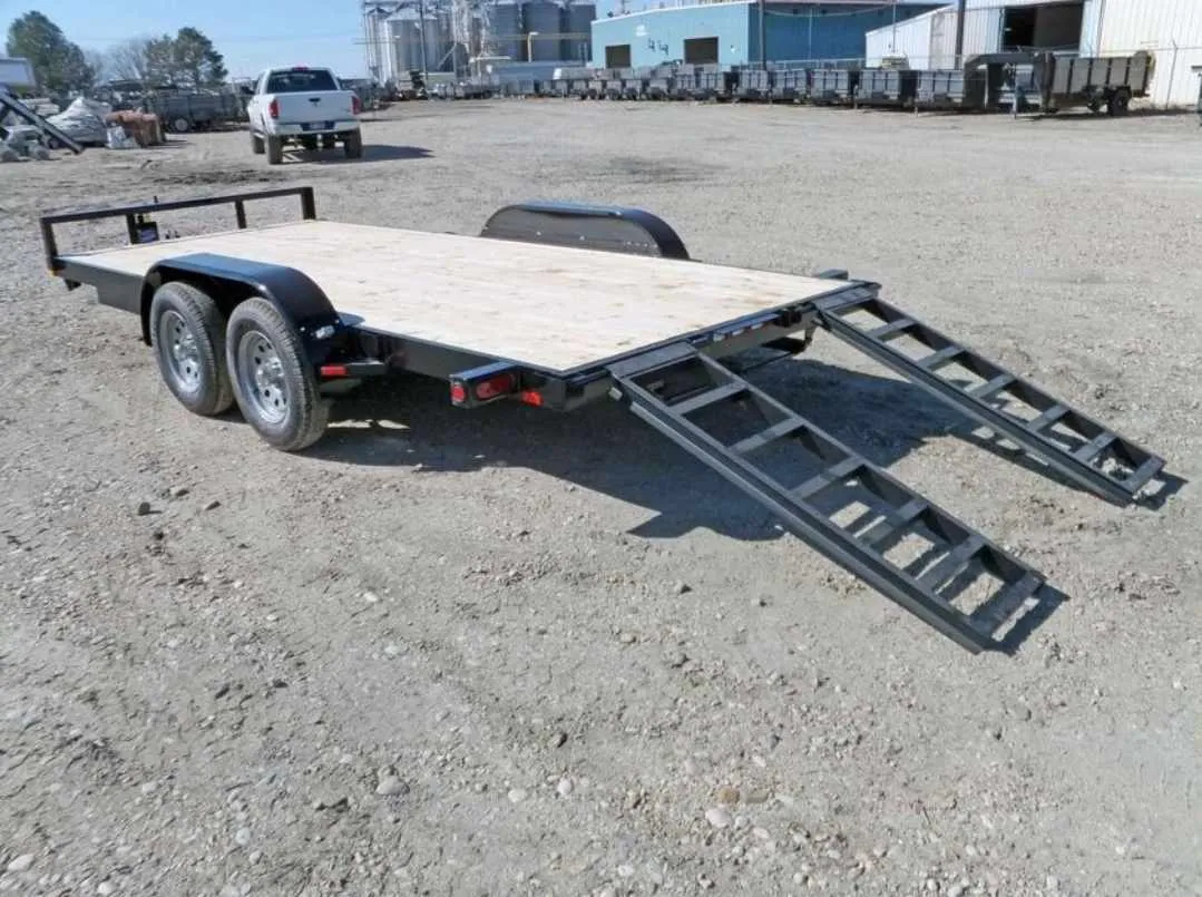 Flatbed / Car Hauler 7' x 16' 7k Trailer