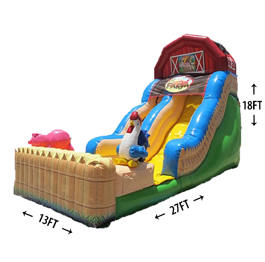 18' Funny Farm Slide