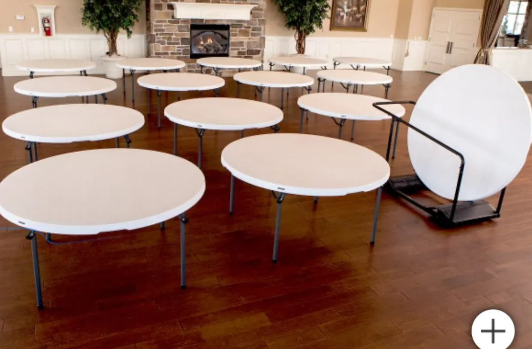 60’ Round Tables