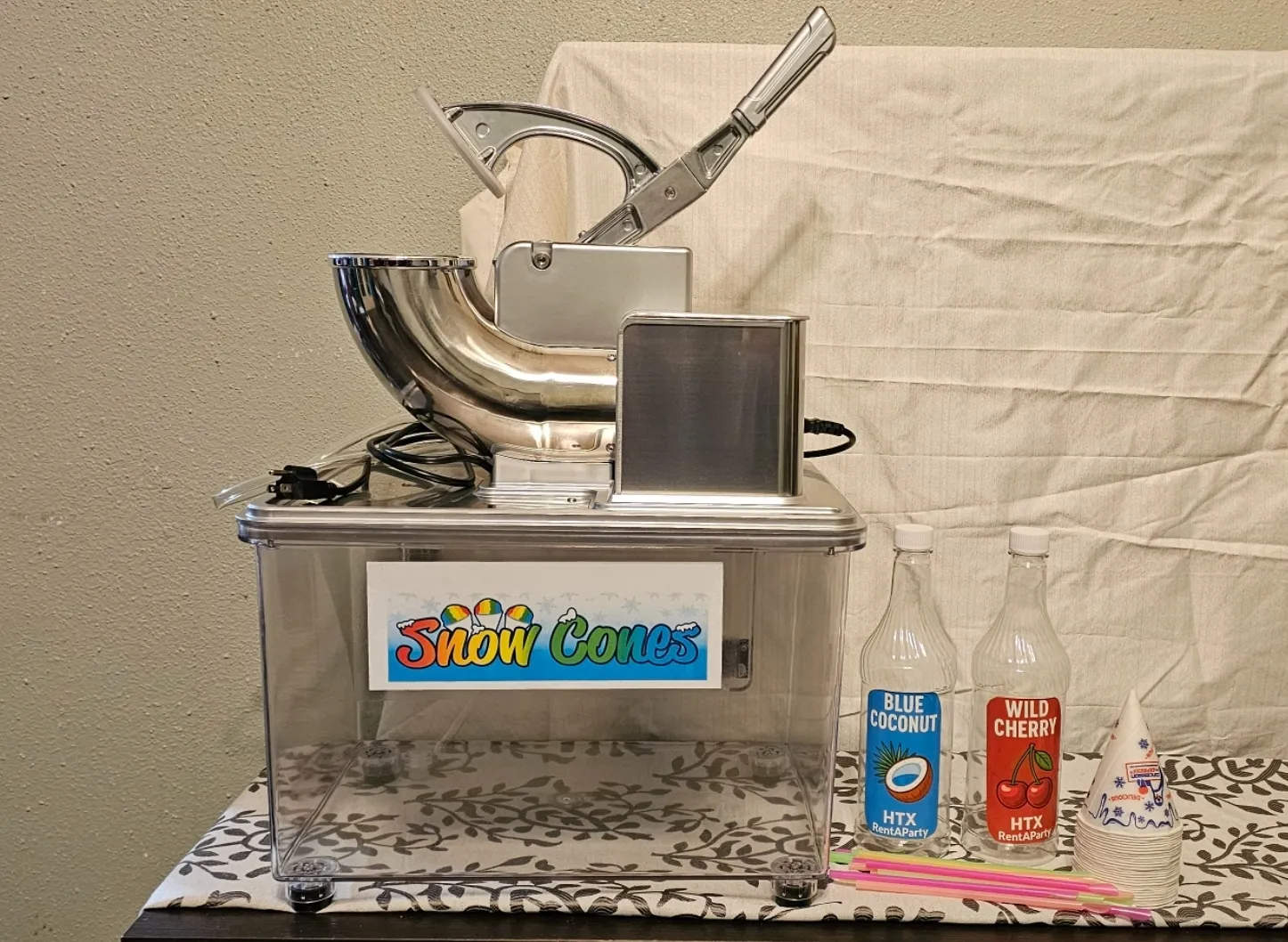 Snow cone machine 