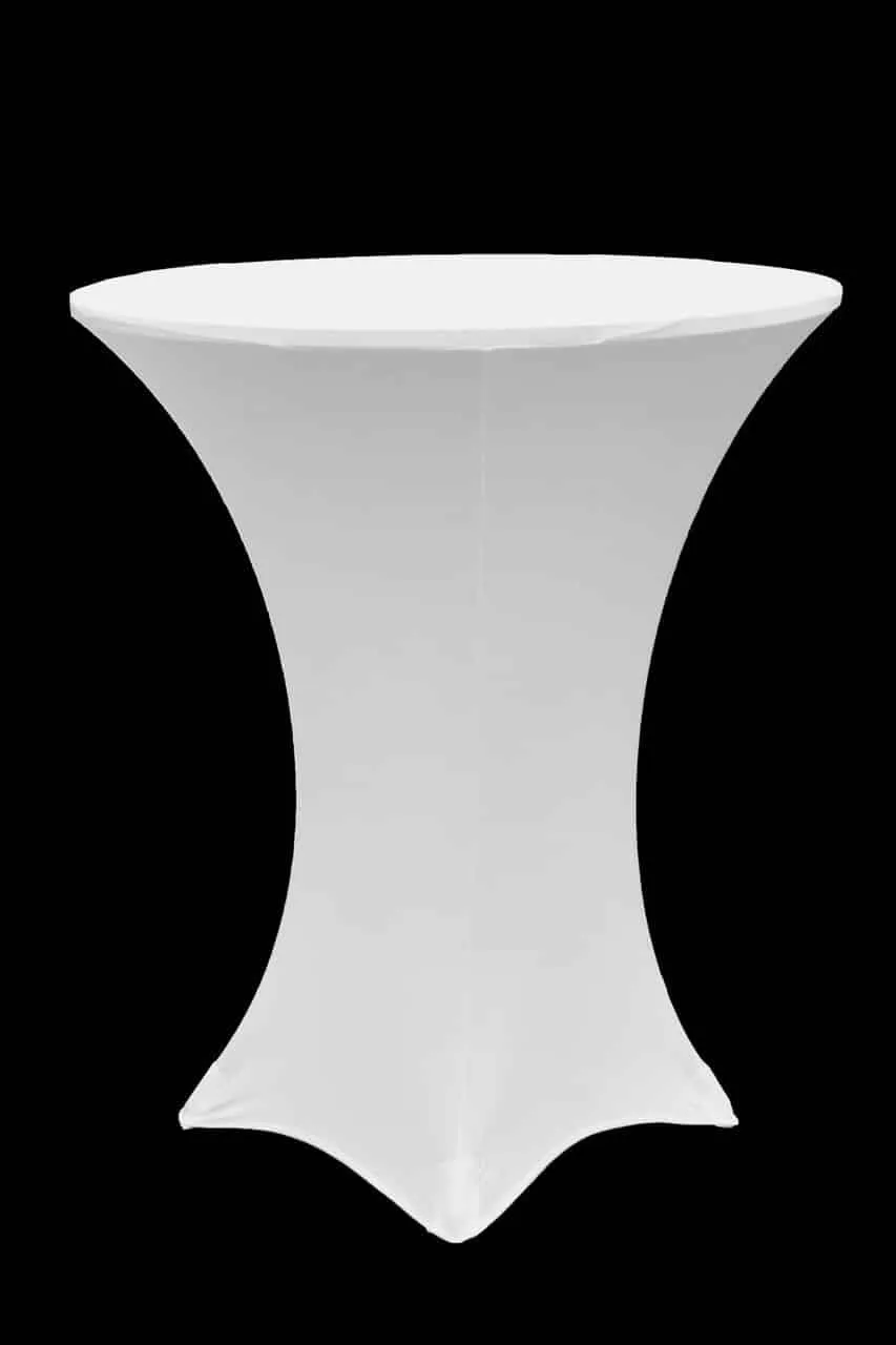 cocktail tables with spandex 