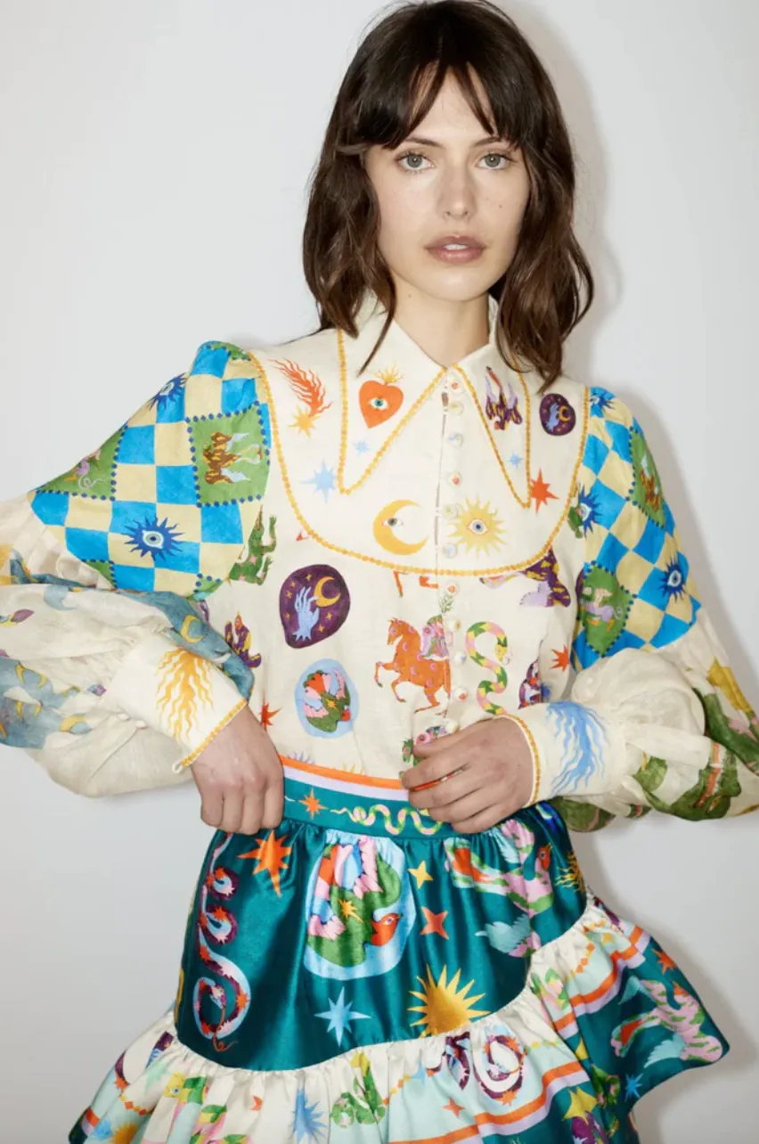Alémais Lou Balloon Sleeve Shirt