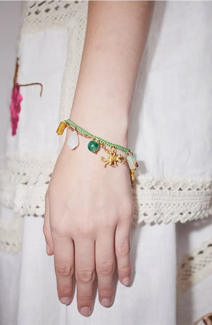 Alémais Curio Charm Macrame Bracelet