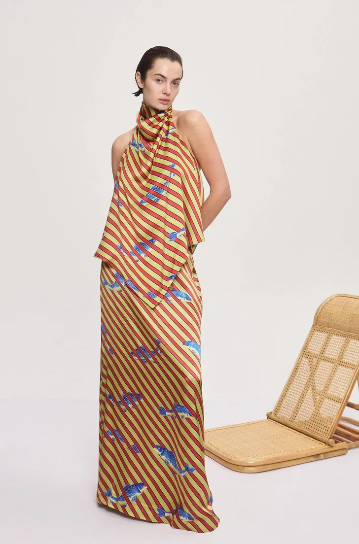 Alémais Lorenza Silk Set - Top and Skirt