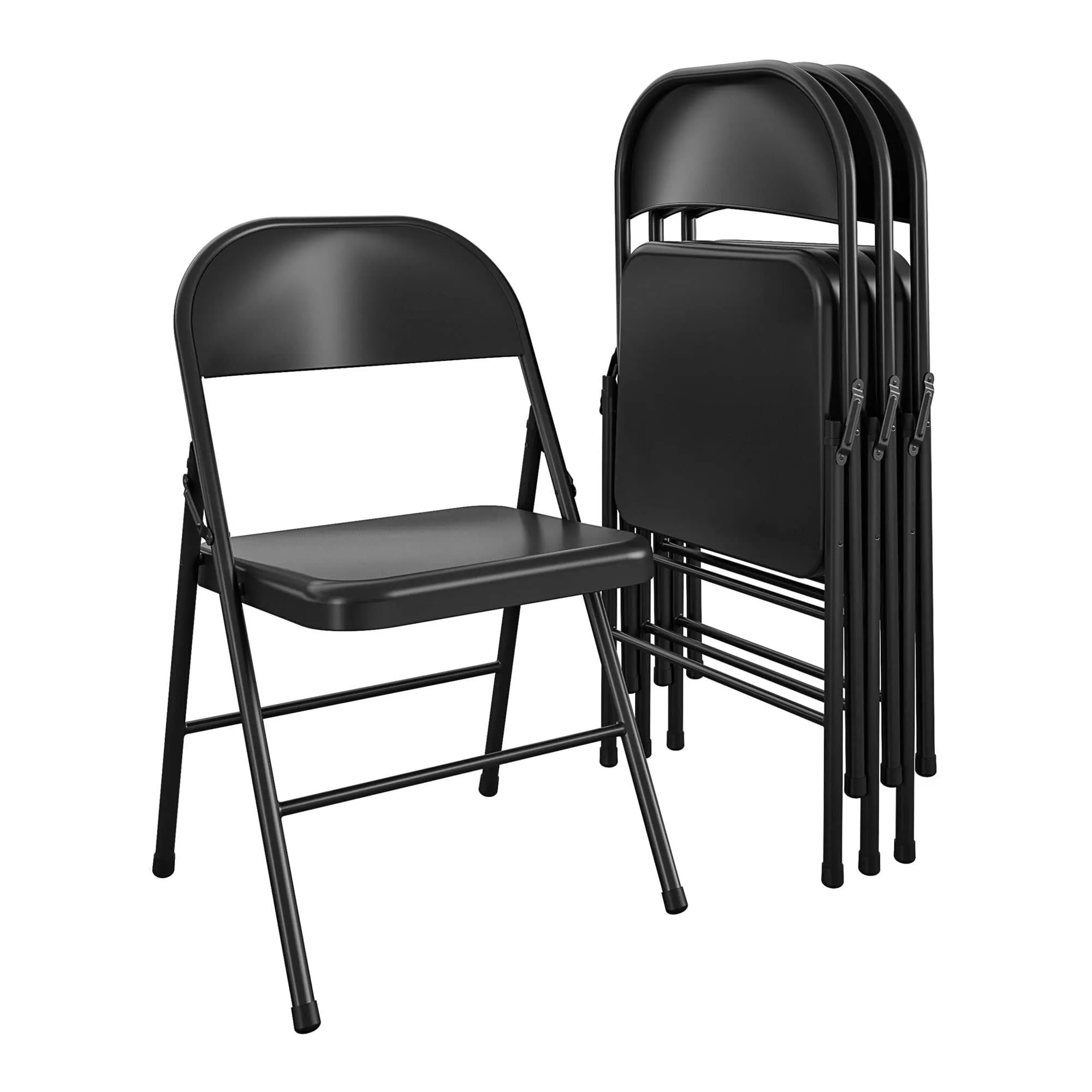 Black Metal Folding Chair