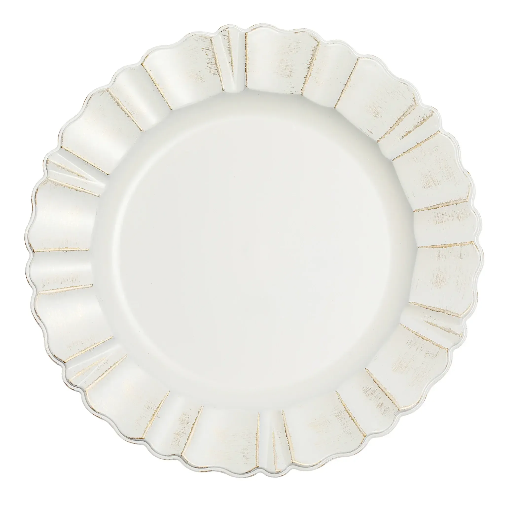 Charger Plate - White Gold