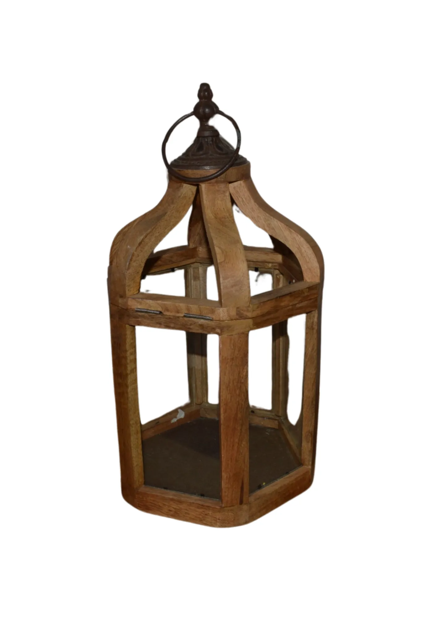 wood lantern