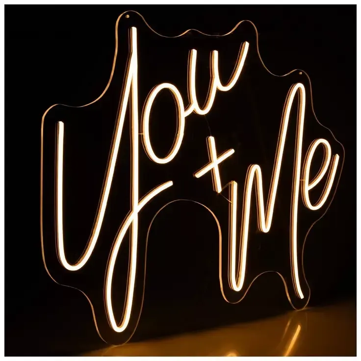 You + Me Neon Sign