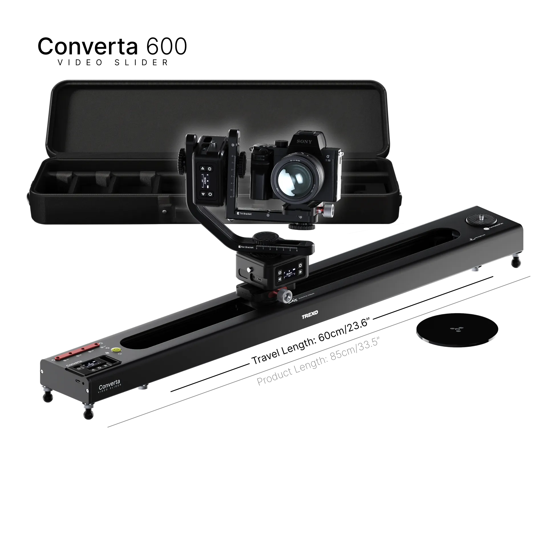 Trexo Converta 600 Motorized Slider Pro Kit (60cm)