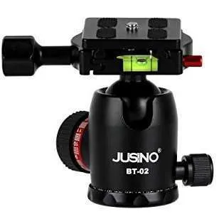 Jusino BT-02 Ballhead with Arca Swiss Quick Release System
